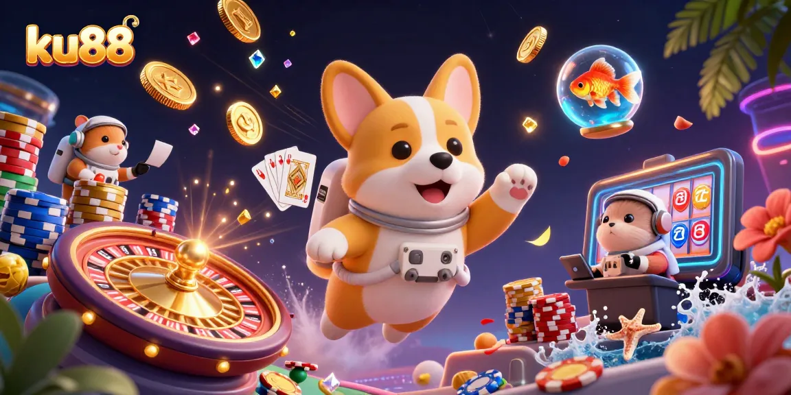 Engage in thrilling games at ku88 casino with vibrant characters and dynamic gaming elements.