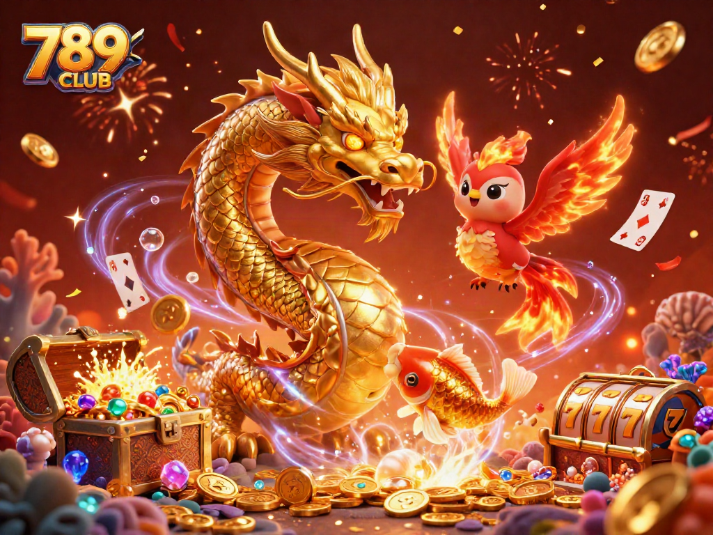 Engage in thrilling gameplay with 789CLUB's exciting themes and characters in an enchanted casino world.