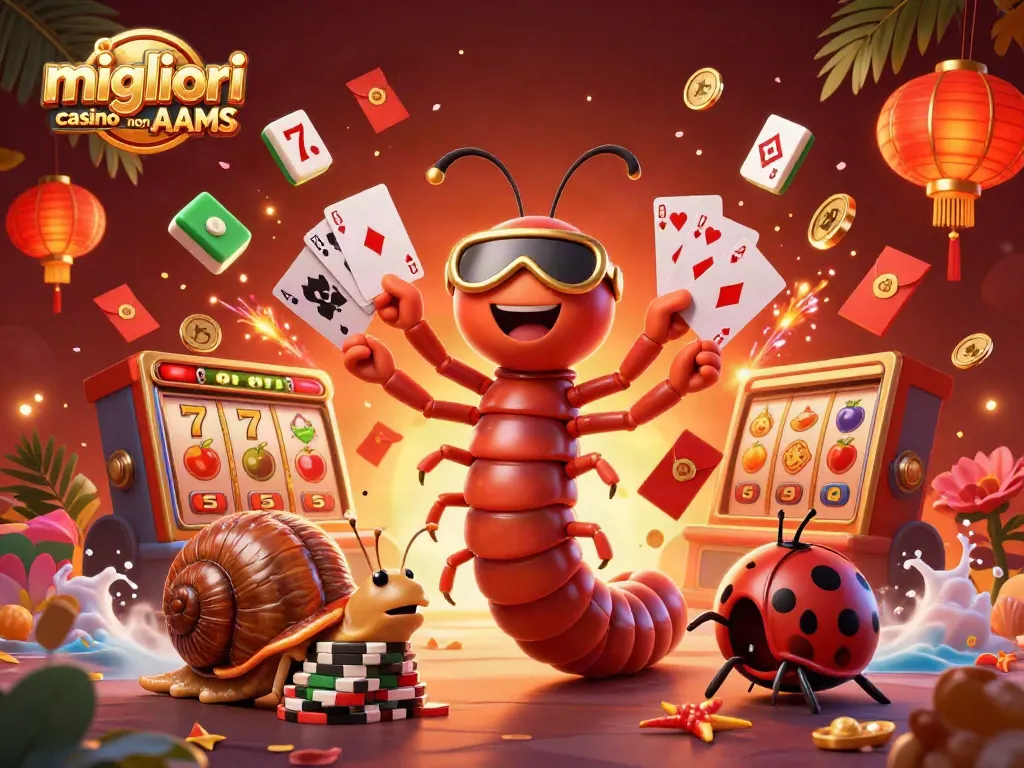 Gioca ai migliori casino non AAMS con divertenti personaggi animati in un'atmosfera vibrante.