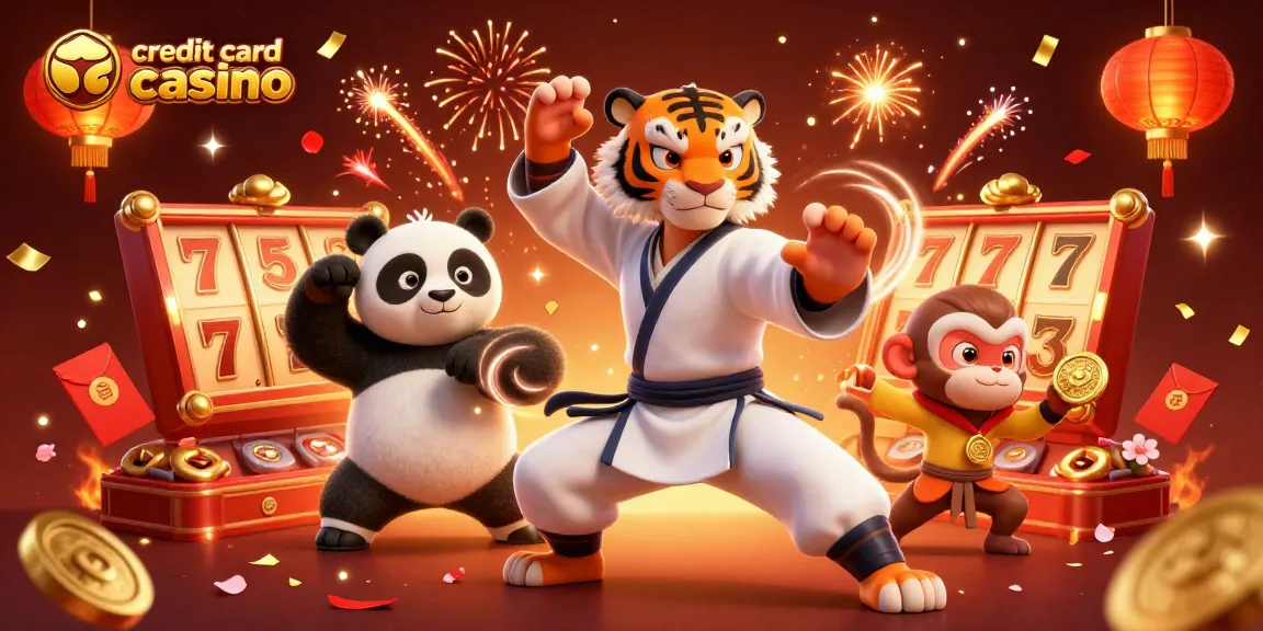 Experience the excitement of credit card casino gaming with captivating characters and vibrant elements.