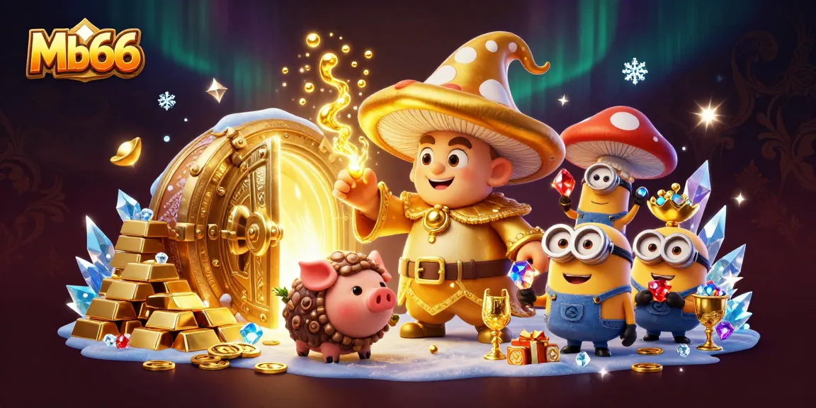Experience the thrill of winning big with Mb66's magical gold and gemstone treasures.