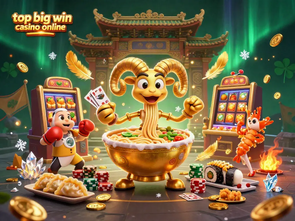 Experience excitement at the top big win casino online with a vibrant 3D casino illustration.