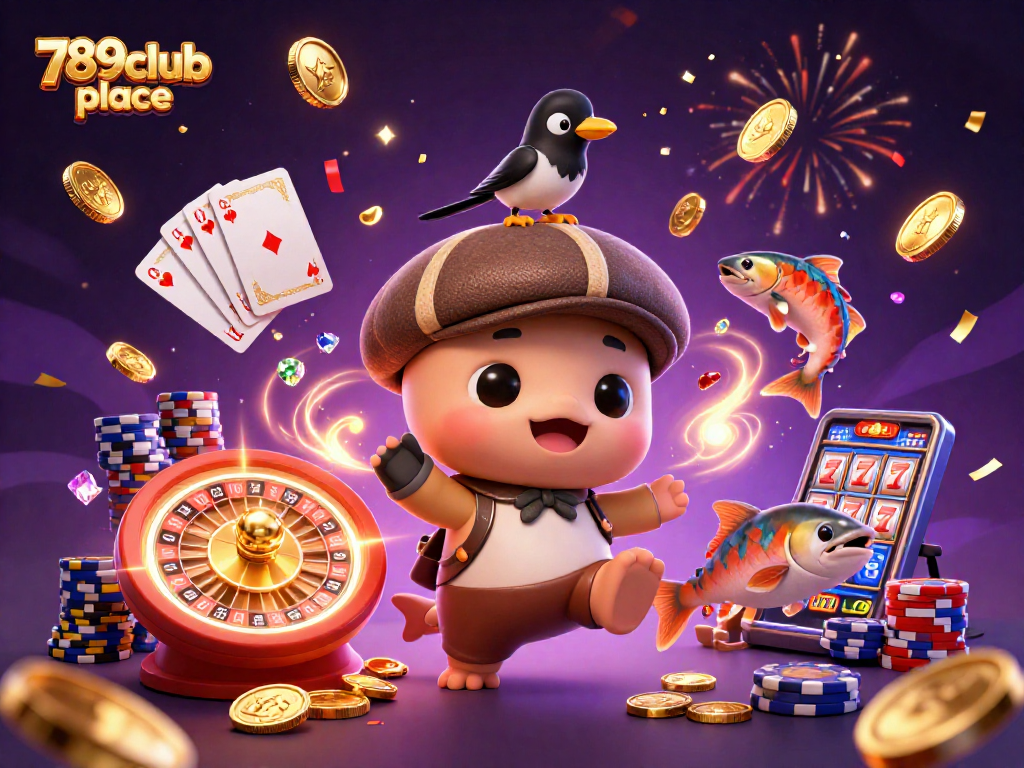 Trải nghiệm 789club place với hình ảnh trò chơi hấp dẫn tại sòng bạc trực tuyến.