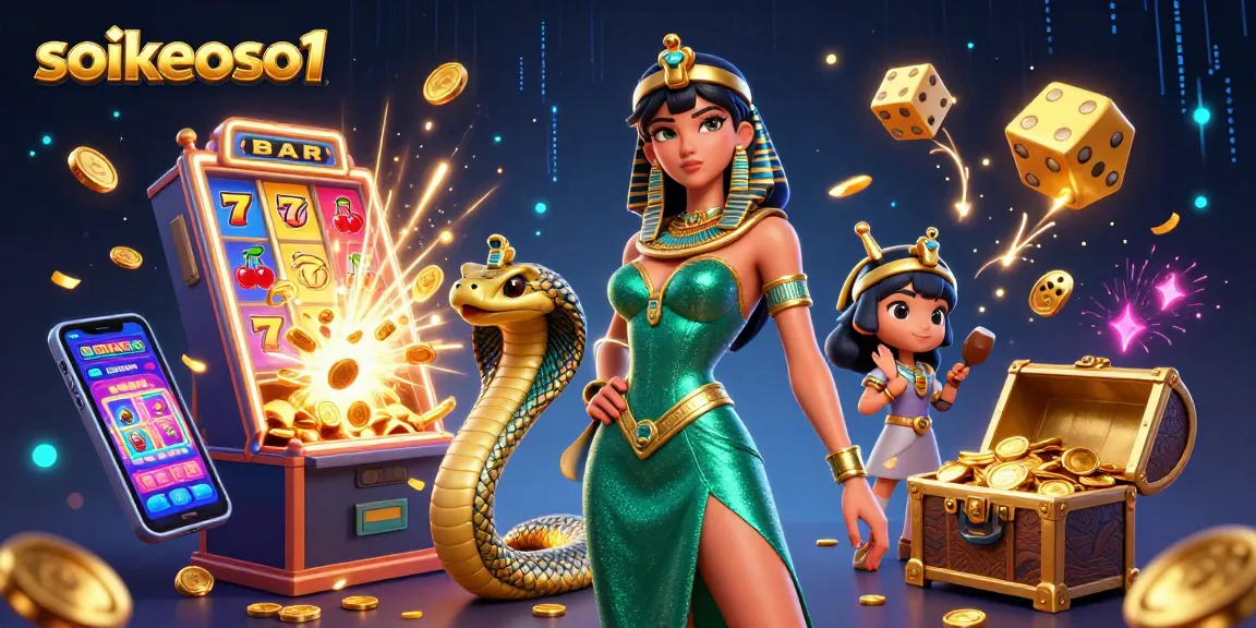 Spin the reels for fortune with soikeoso1’s vibrant casino elements and dazzling character.