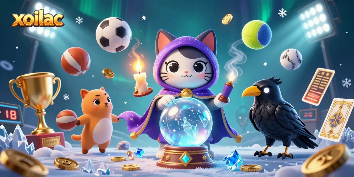 Xoilac captures the thrill of sports betting with dynamic 3D characters and vibrant gambling elements.