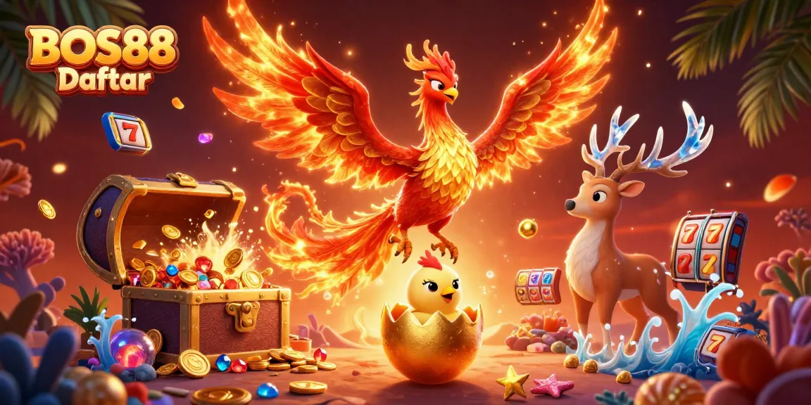 Menggoda pemain dengan gambar BOS88 Daftar yang menarik, menampilkan slot online dan karakter magis.