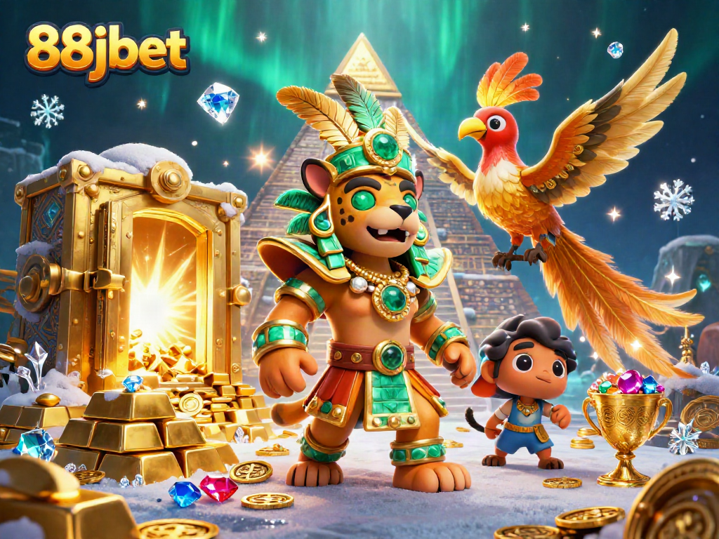 Experience the excitement of 88jbet with dynamic casino elements and vibrant treasure bursts.