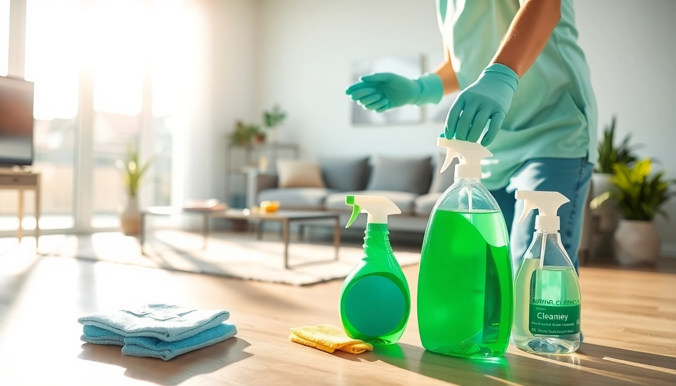Enhance your space with expert cleaning services calgary showcased by a professional cleaner.
