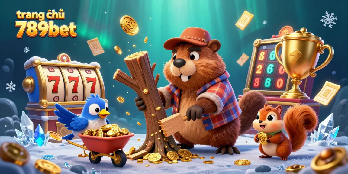 Engage with exciting gameplay on trang chủ 789bet while witnessing casino adventure with characters collecting coins.