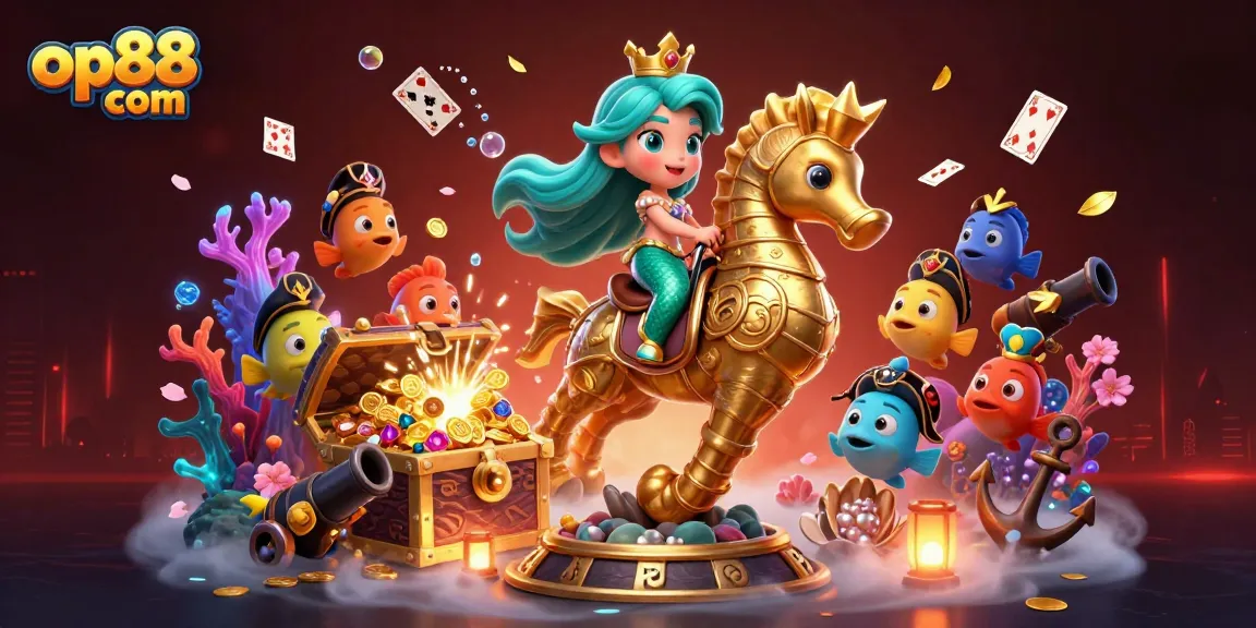 Play exciting games at op88 com while experiencing magical undersea adventures with unique characters.