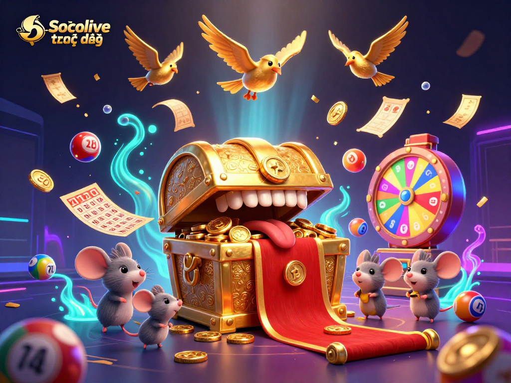 Engage with Socolive trực tiếp for exciting lottery and bingo adventures filled with dynamic visuals.