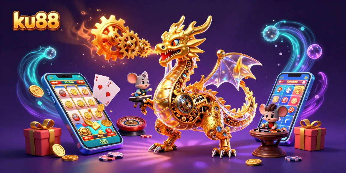 Experience thrilling wins at ku88 casino with vibrant games, golden coins, and exciting betting action.