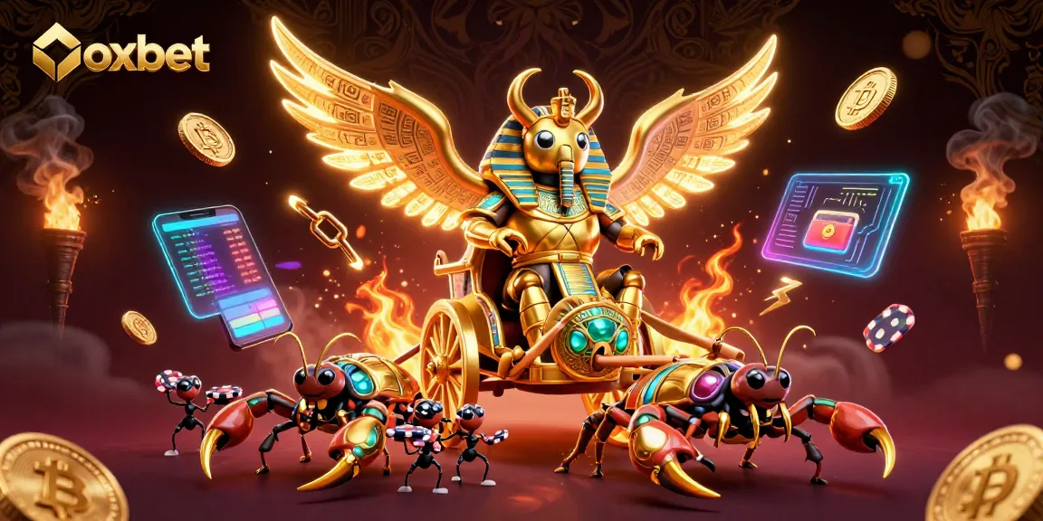 Engage with oxbet by exploring vibrant casino-themed 3D illustration, showcasing dynamic gaming elements.