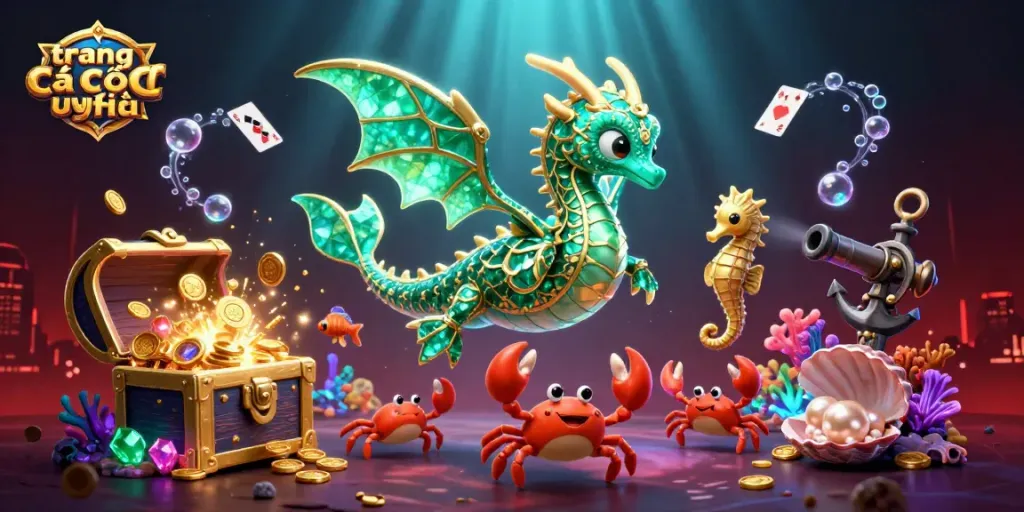 Trải nghiệm trang cá cược uy tín với hình ảnh rực rỡ từ thế giới game dưới biển.
