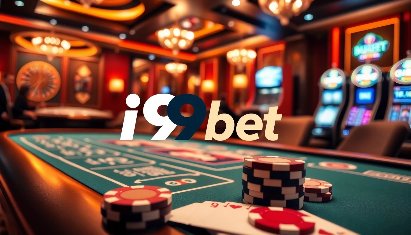 Experience the excitement of i9bet with thrilling poker and roulette games in a luxurious casino setting.